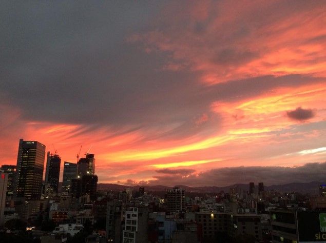 Hermoso atardecer en México Hermoso atardecer en México