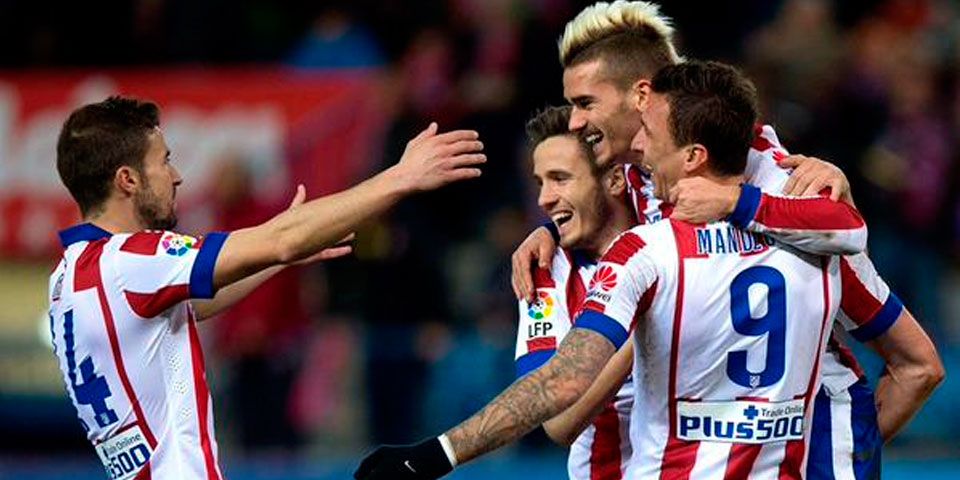 Atleti golea y regresa al triunfo Atleti golea y regresa al triunfo