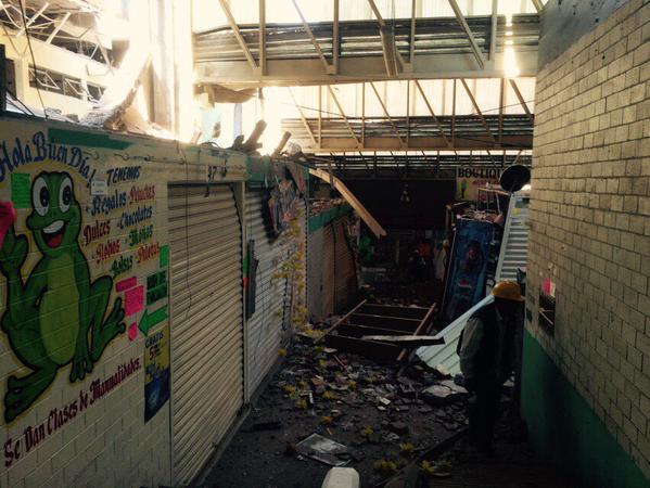 Otorgarán apoyos a locatarios afectados en Cuajimalpa