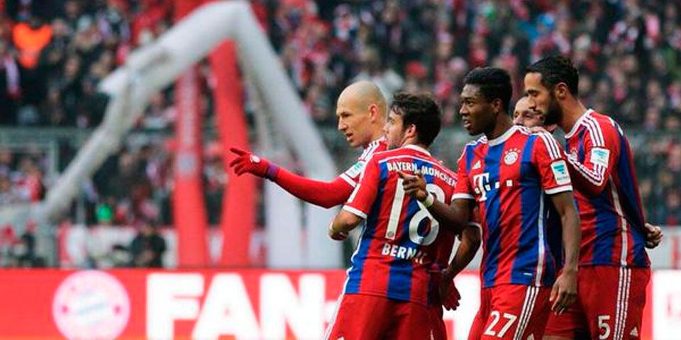 Histórica goleada del Bayern Munich Histórica goleada del Bayern Munich