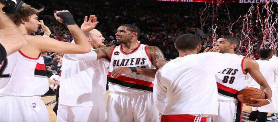 Blazers remontan para ganar al Thunder Blazers remontan para ganar al Thunder