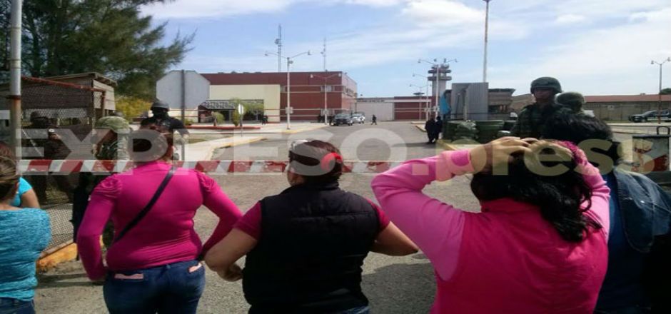 Reportan motín en penal de Altamira