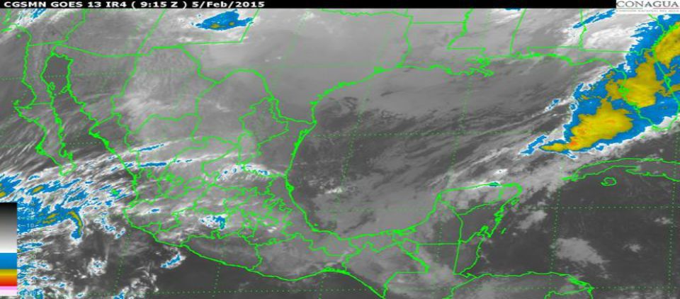Habrá clima frío en la mayor parte del país
