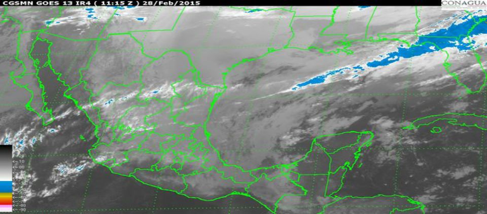 Frente frío 39 causará lluvias en 7 estados del país