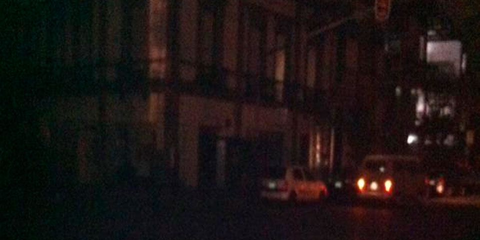 El centro del DF se queda sin luz