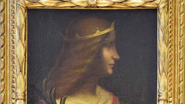 Rescatan cuadro perdido de Leonardo da Vinci Rescatan cuadro perdido de Leonardo da Vinci