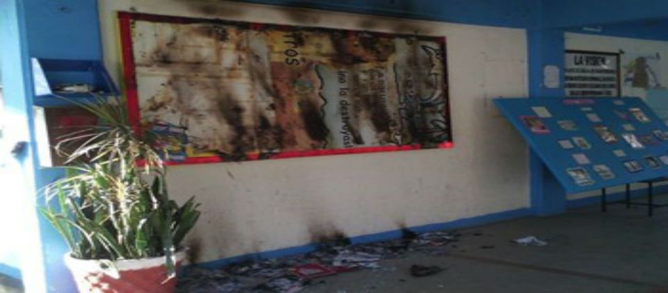 Detienen a acusados por incendiar escuela en Acapulco