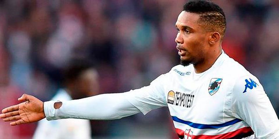 Eto’o abandonó entrenamiento de Sampdoria Eto’o abandonó entrenamiento de Sampdoria