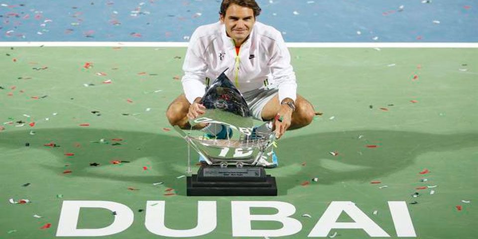Federer gana torneo de Dubai Federer gana torneo de Dubai