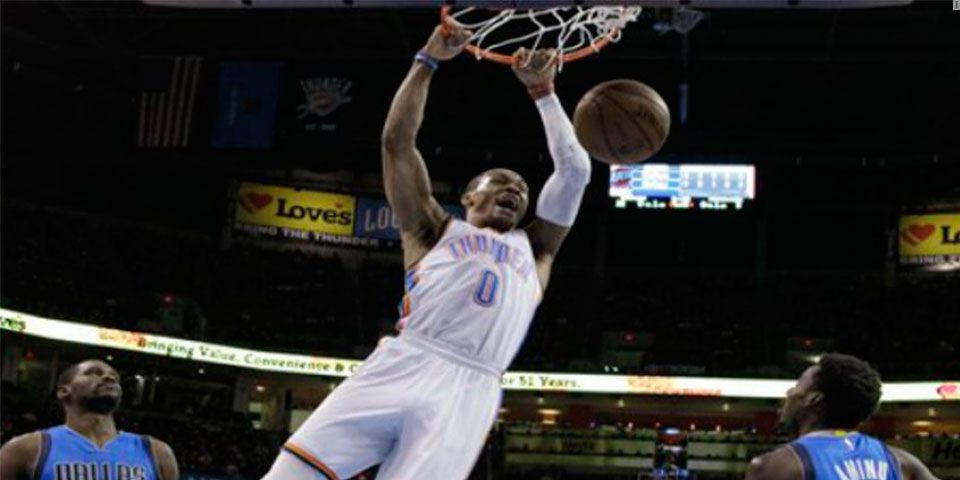 Thunder gana gracias a Westbrook Thunder gana gracias a Westbrook