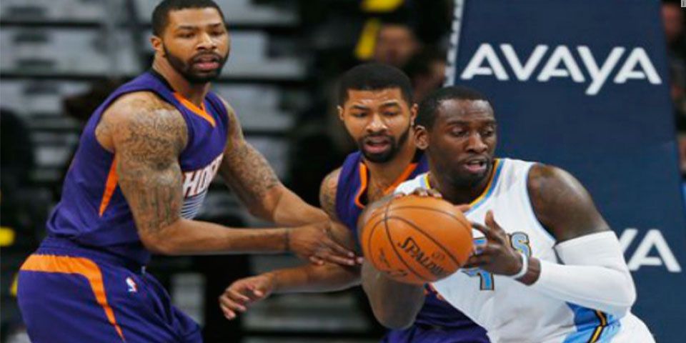 Suns corta su mala racha anta Nuggets Suns corta su mala racha anta Nuggets