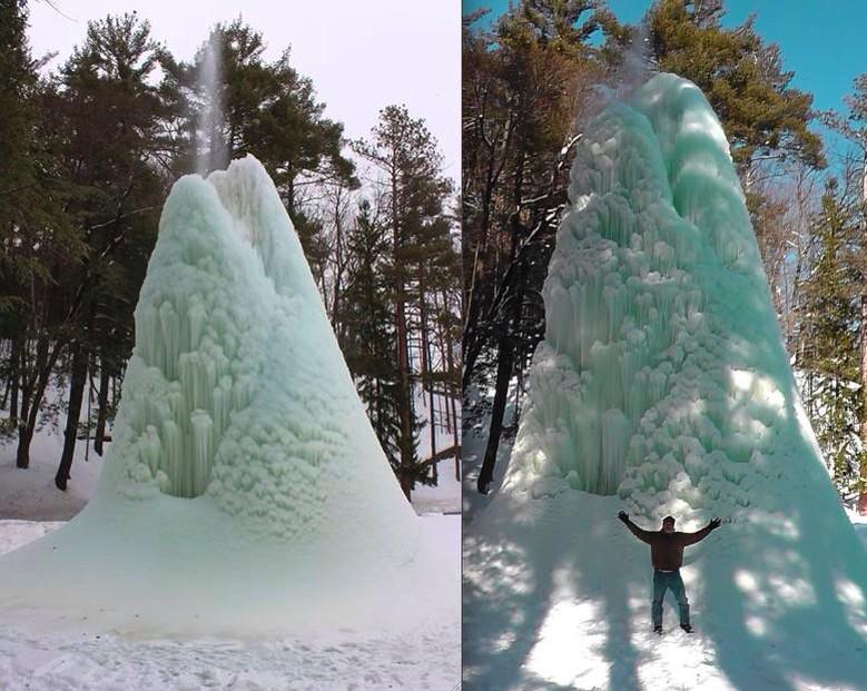 Surge volc&aacute;n de hielo en Nueva York