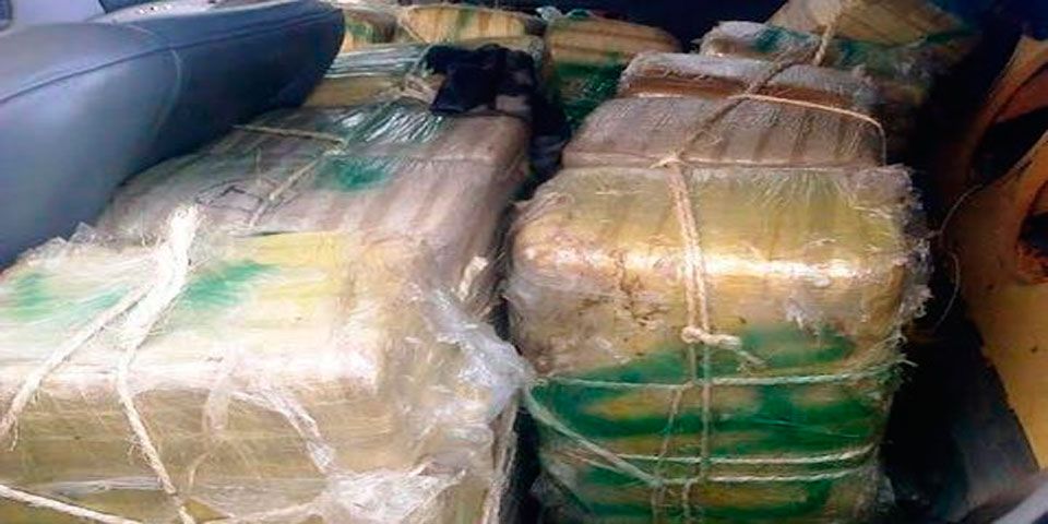 Aseguran 200 kilos de mariguana en Tamaulipas