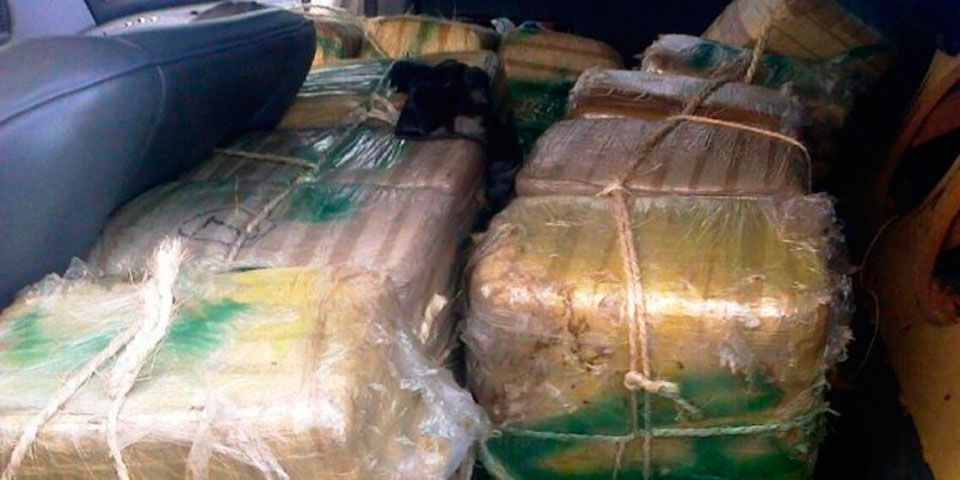 Decomisan dos toneladas de mariguana en Tamaulipas