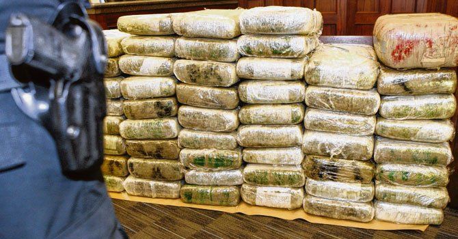 Aseguran más de tonelada y media de mariguana en Tamaulipas