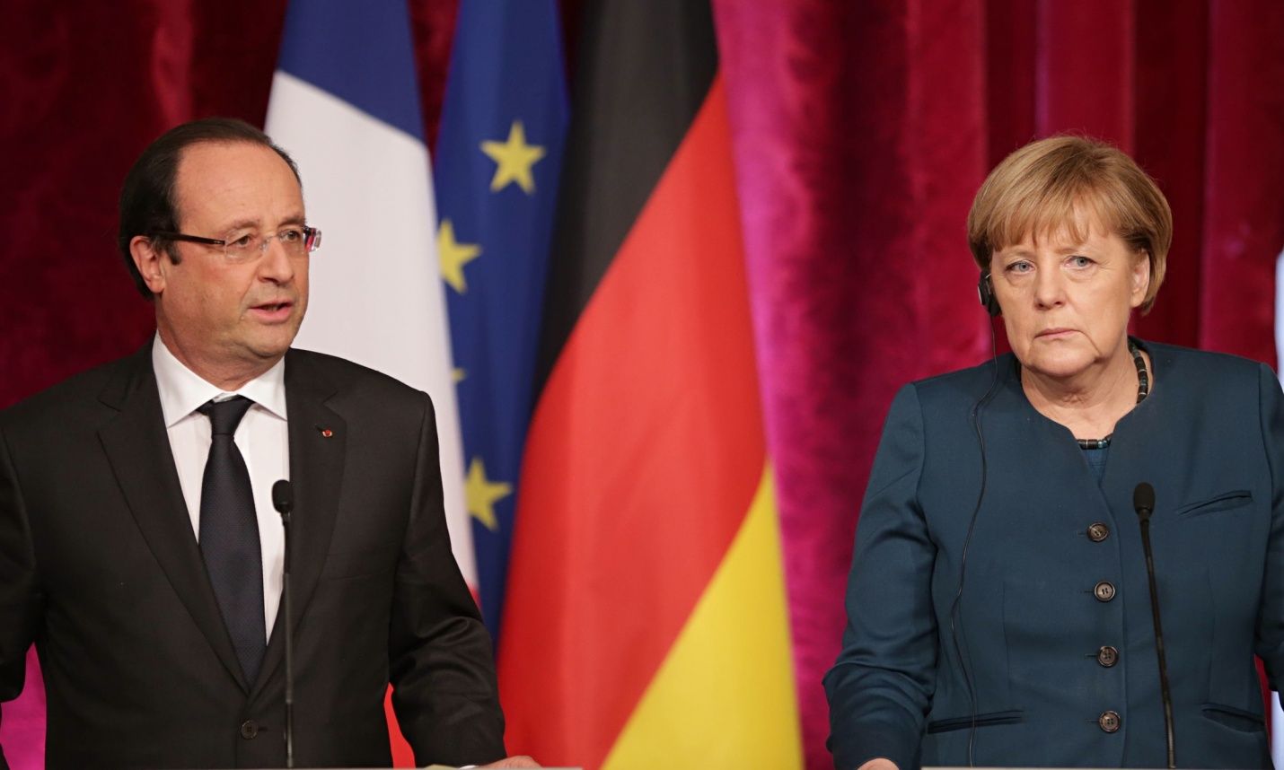 Merkel y Hollande buscan acuerdo de paz en Ucrania