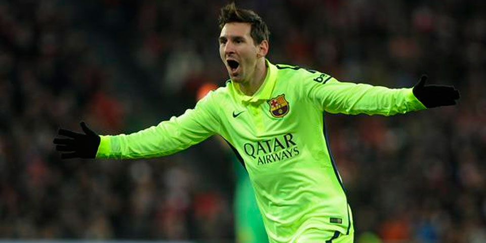 Messi guía al Barcelona Messi guía al Barcelona