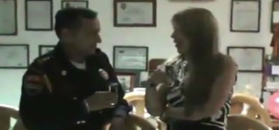 Video exhibe festejos del director de la Policía Bancaria