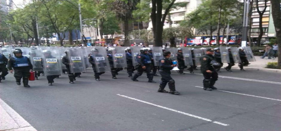 Saldo blanco durante operativo de desalojo en Reforma: Almeida