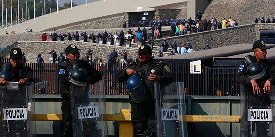 Más de 3 mil policías resguardarán Pumas-América Más de 3 mil policías resguardarán Pumas-América