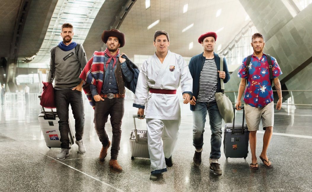 Jugadores del Barcelona se transforman Jugadores del Barcelona se transforman