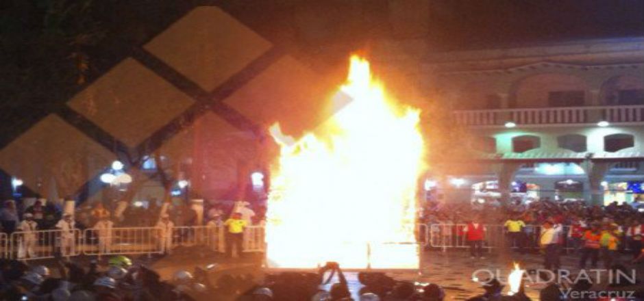Inicia Carnaval de Veracruz con la quema del mal humor