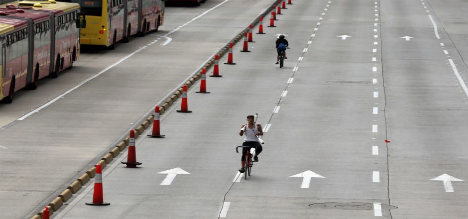 Bogotá vive un “Día sin carro”