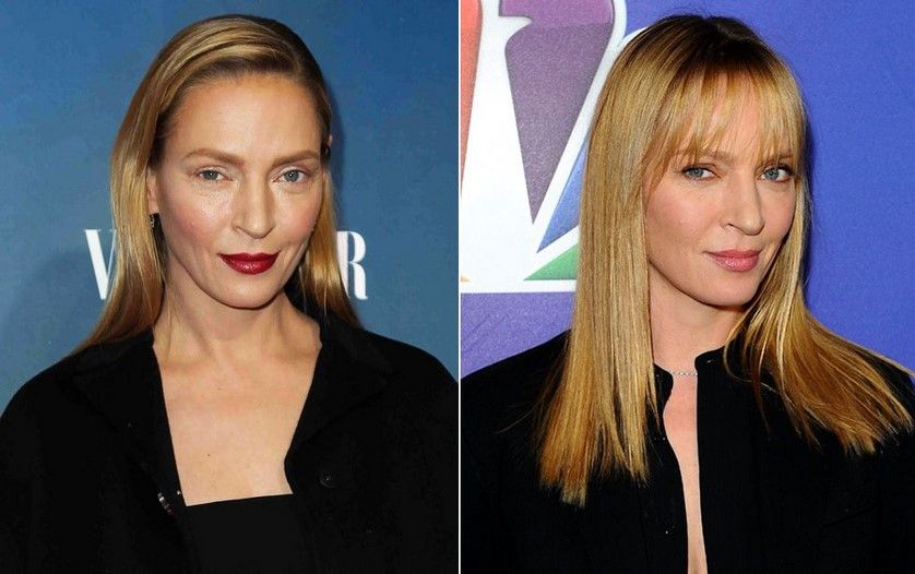 Uma Thurman luce irreconocible Uma Thurman luce irreconocible