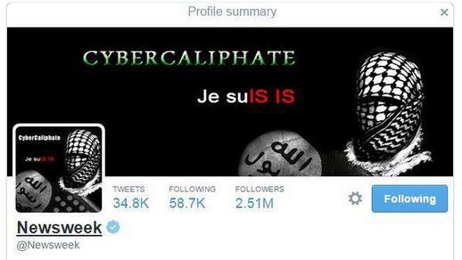 El Estado Islámico hackea Twitter de Newsweek El Estado Islámico hackea Twitter de Newsweek