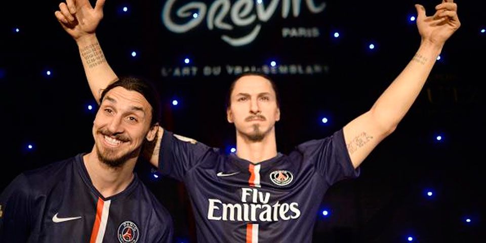 Presentan figura de cera de Zlatan Presentan figura de cera de Zlatan