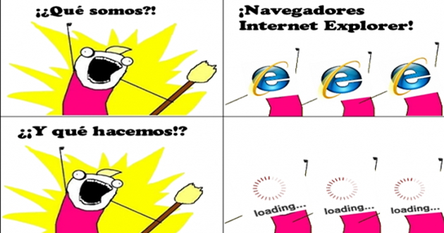 Los memes por la jubilación de Internet Explorer Los memes por la jubilación de Internet Explorer