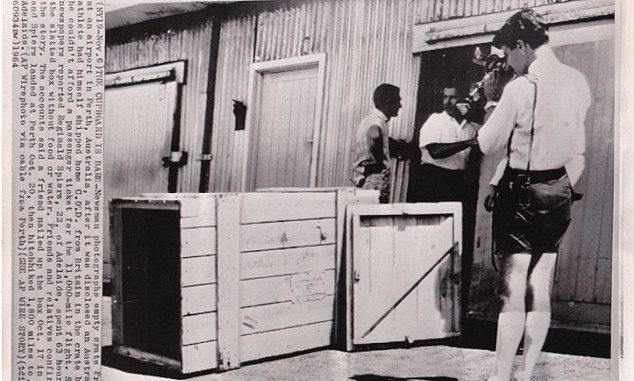 El hombre que se envió a sí mismo por correo dentro de una caja