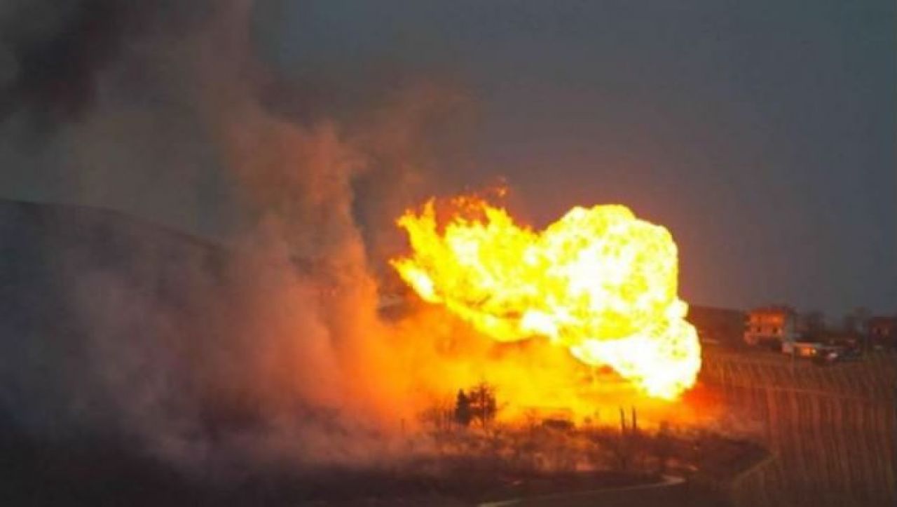 Explota gasoducto en Italia Explota gasoducto en Italia
