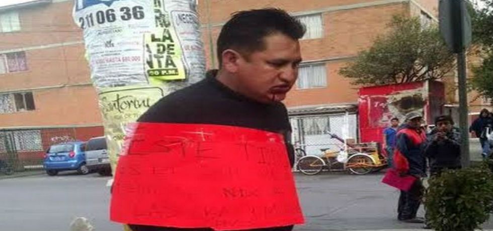Exhiben a presunto acosador en Puebla