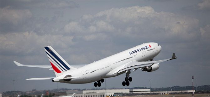 Se despista avión de Air France