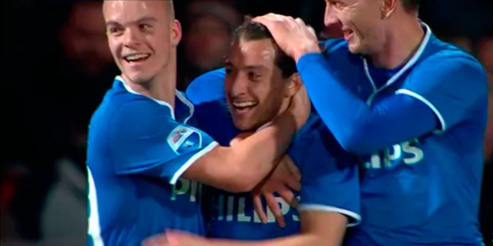 Primer gol de Andrés Guardado con el PSV Primer gol de Andrés Guardado con el PSV