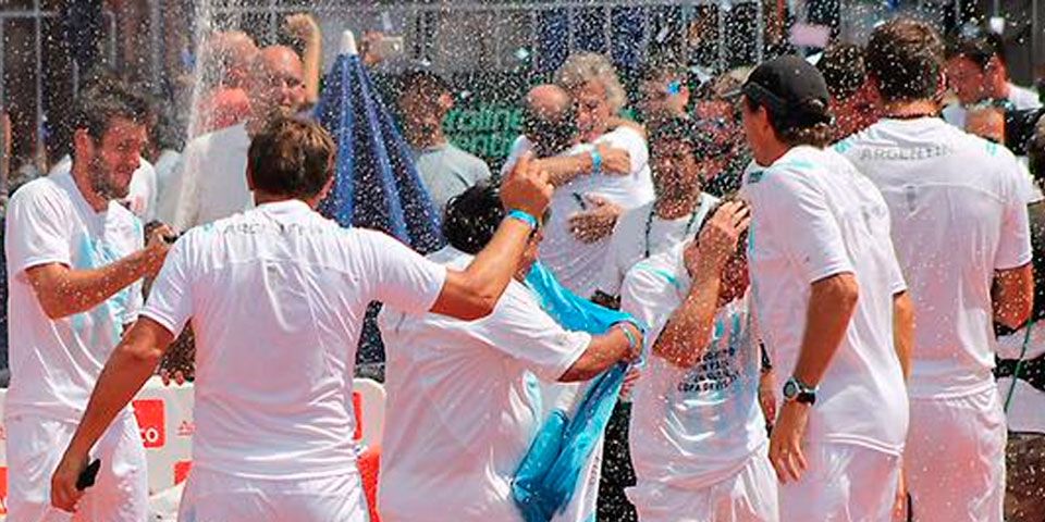Argentina vence a Brasil en Copa Davis