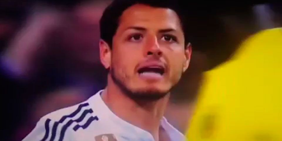 Chicharito insultó a jugador del Villarreal