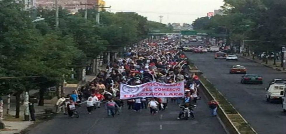 Comerciantes de Iztapalapa demandan seguridad