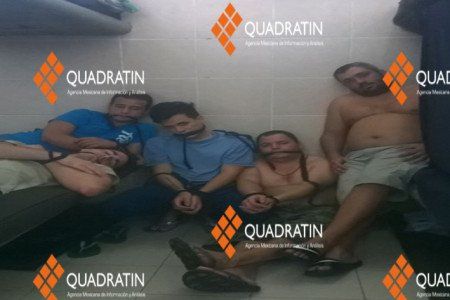 Huelga de hambre en estación migratoria de Tapachula Huelga de hambre en estación migratoria de Tapachula