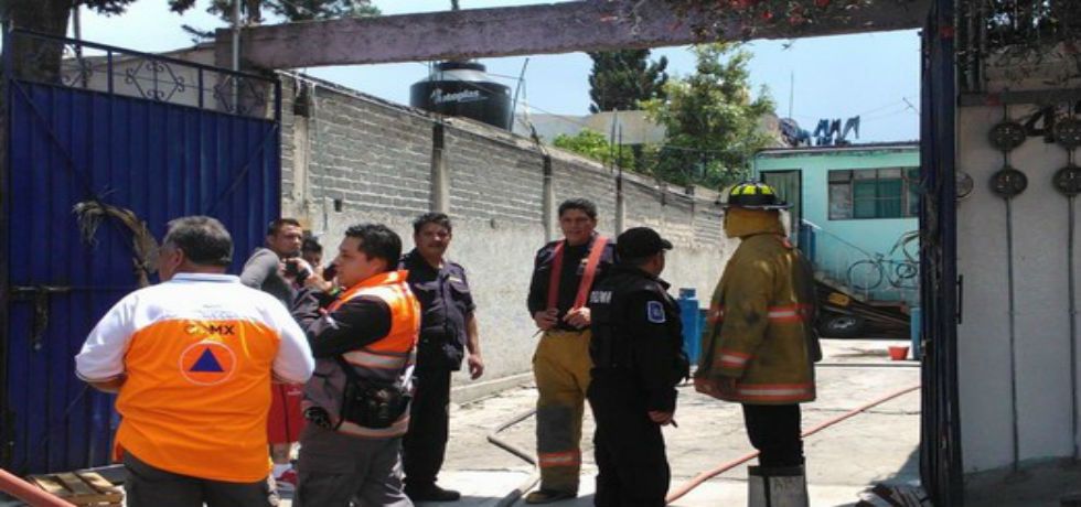 Atienden flamazo en Coyoacán