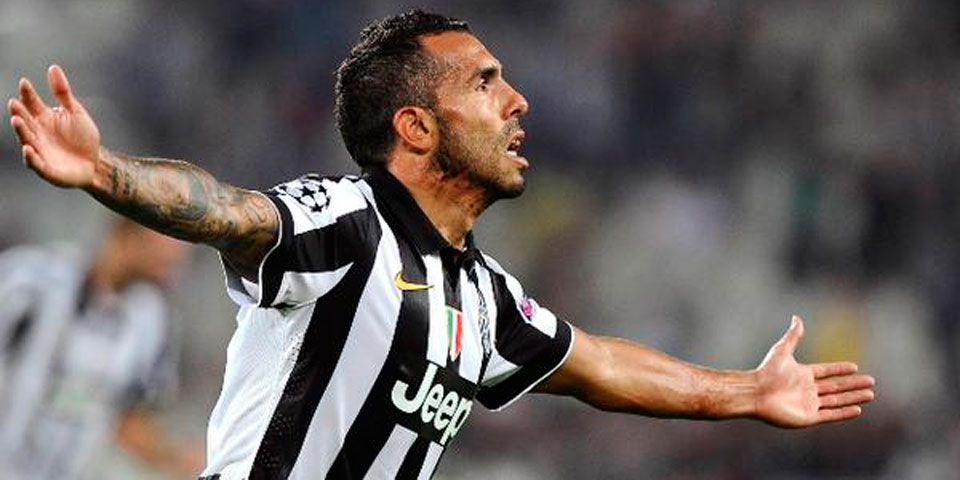 La Juventus vuelve a ganar gracias a Tevez