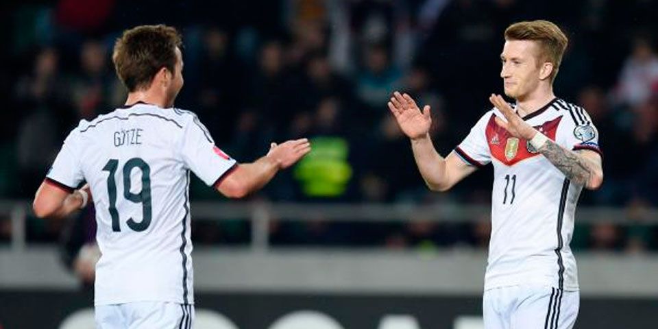 Alemania ganó rumbo a la Euro