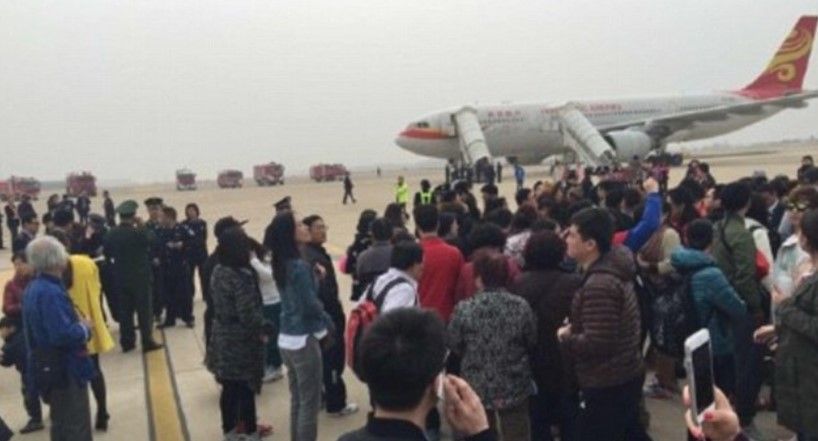 Aterrizaje de emergencia por amenaza de bomba