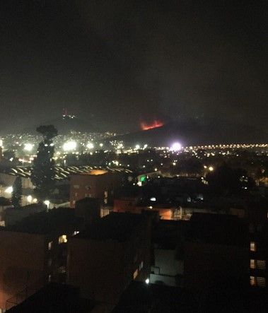 Se registra incendio al norte de la Ciudad de México