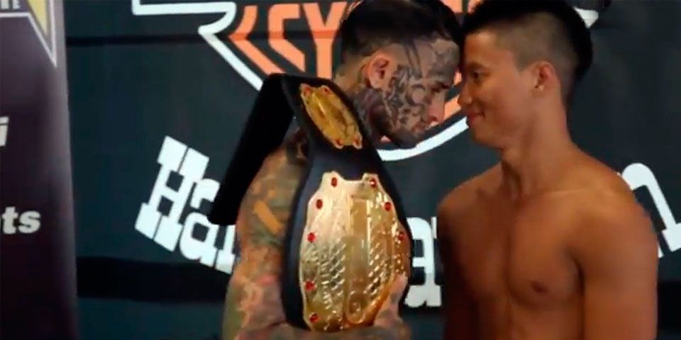 Trata de intimidar al rival y es noqueado en 20 segundos Trata de intimidar al rival y es noqueado en 20 segundos