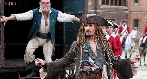 Queda herido Johnny Depp durante grabación de película