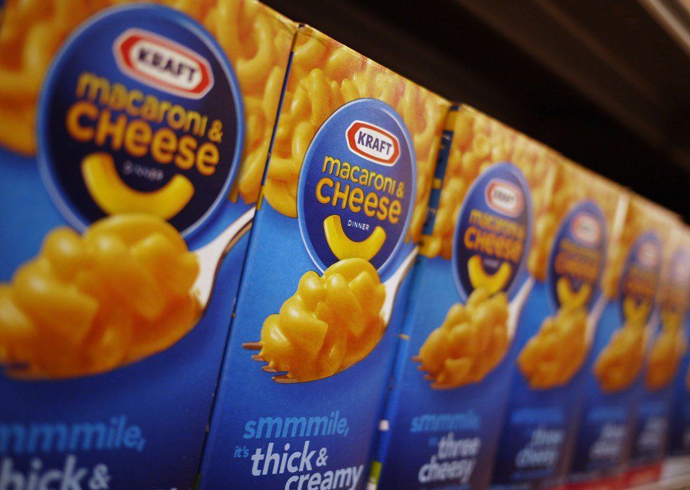 Algunas cajas de Macaroni & cheese contienen piezas de metal