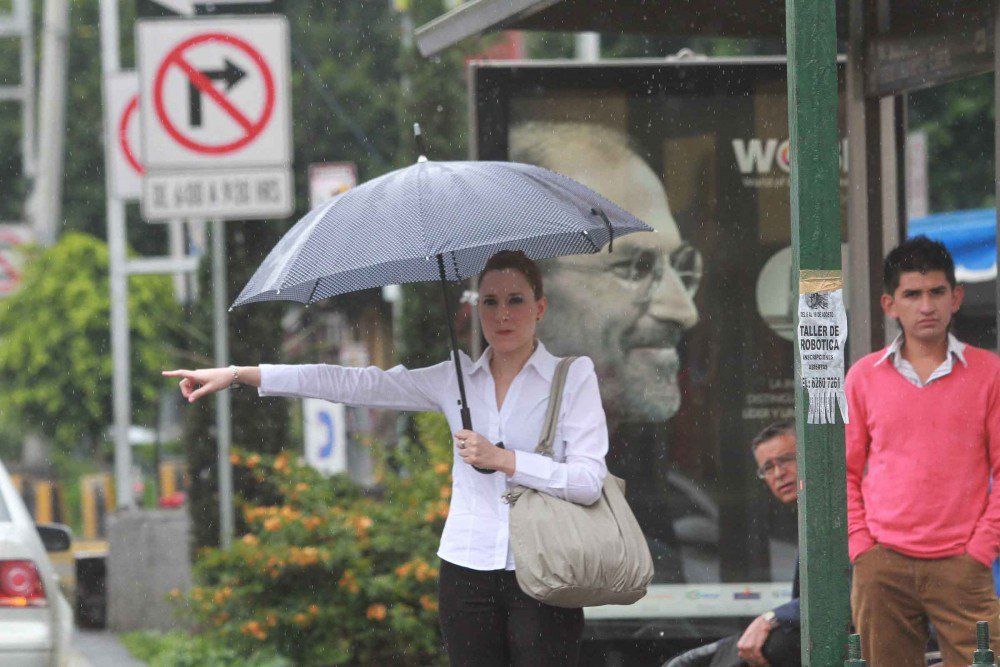 Lluvia en ocho delegaciones del DF