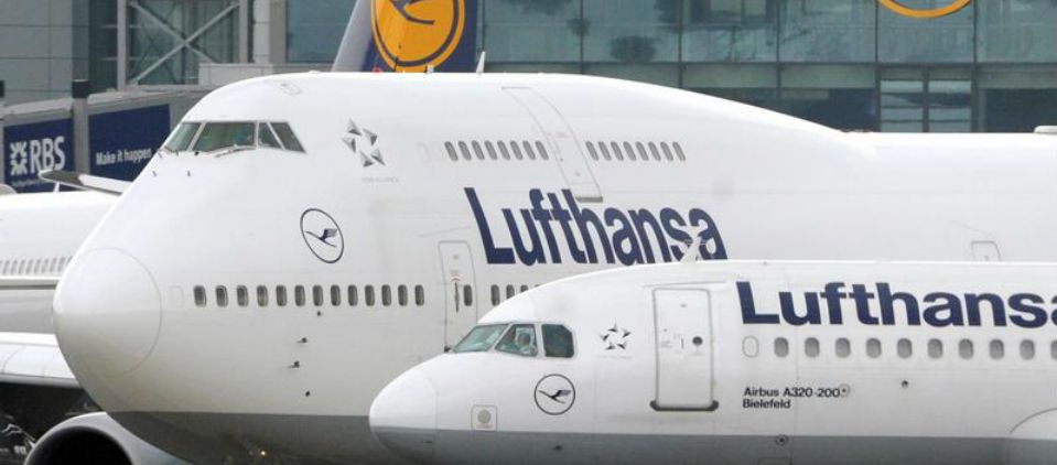 Cancelan vuelos de Lufthansa por huelga